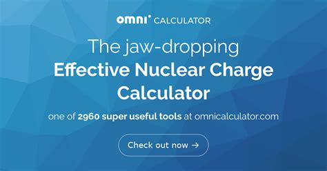 Effective Nuclear Charge Calculator | Slater's Rule