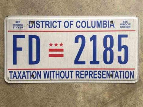 WASHINGTON DC - DISTRICT of COLUMBIA license plate DL 1702