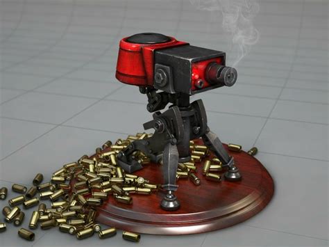 3D printed TF2 turret | Turret, Team fortress 2, Team fortress