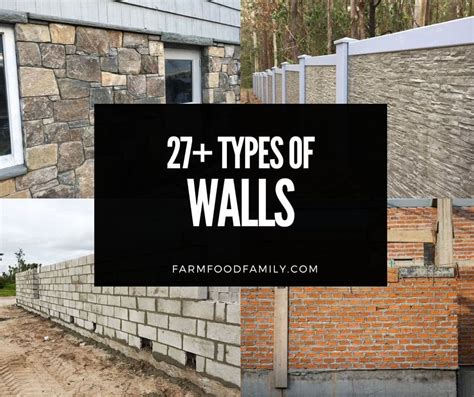 27 Different Types of Walls and What They're Used For (With Pictures)