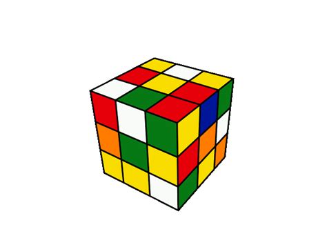 Rubiks cube Graphic Animated Gif - Animated rubiks cube