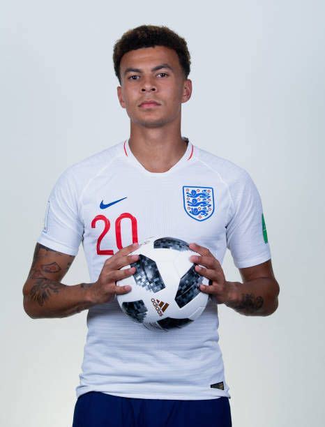 Dele Alli of England poses for a portrait during the official FIFA ...