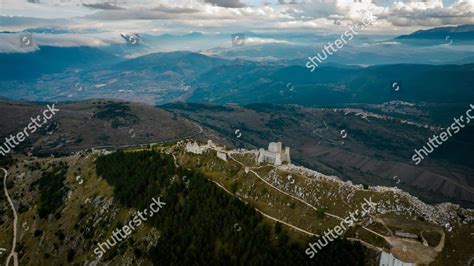 Drone View Castle Rocca Calascio Italy Editorial Stock Photo - Stock Image | Shutterstock