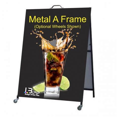 Metal A Frame Sign|Budget Print Plus