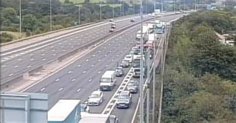 M1 closed to traffic in Derbyshire after crash today as emergency ...