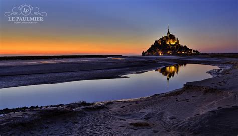 Mont Saint Michel Sunset - Le Paulmier Photography