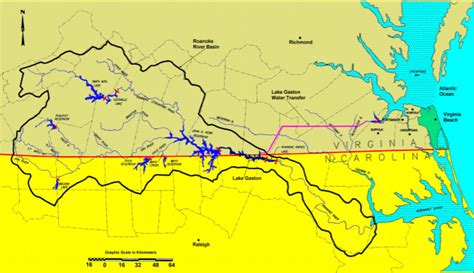 Lake Gaston Water Supply Project Map | Download Scientific Diagram