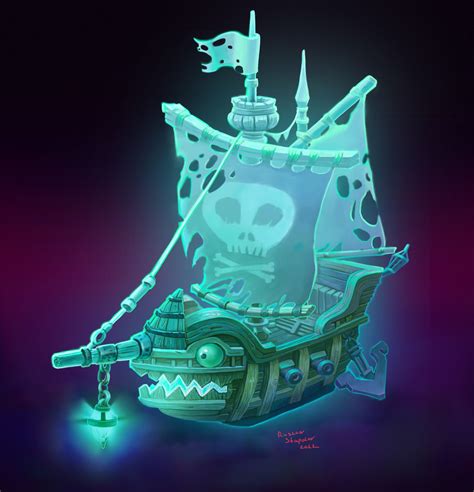 Flying Dutchman, Ghost Ship, Model Ships, Spongebob, Pirates, Artwork, Concept Ships, Work Of ...