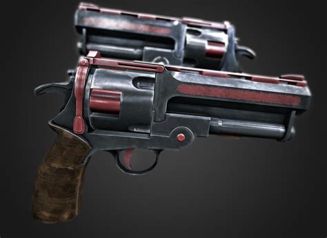 Hellboy Samaritan revolver by Tom3dJay on DeviantArt