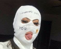 27 SKI MASK PFP ideas | ski mask, gangster girl, thug girl