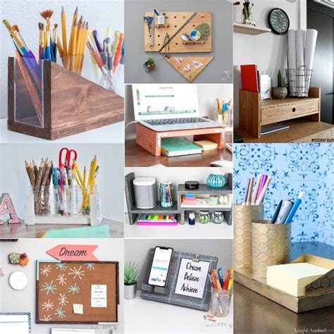 21 Easy And Creative DIY Organizer Ideas For Your Desk - Anika's DIY Life