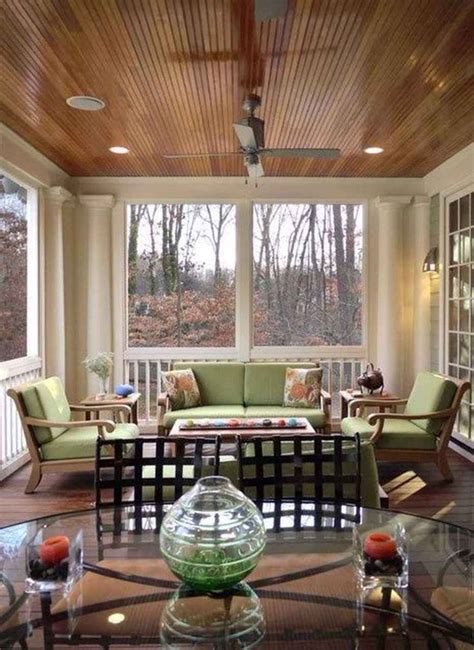 01 Cozy Sunroom Decor Ideas | Small sunroom, Sunroom addition, House with porch