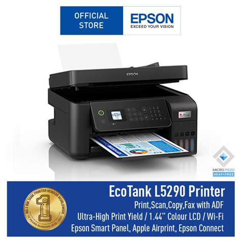 EPSON ECOTANK L5290 A4 Wi-Fi All-in-One INK TANK PRINTER with ADF - HETERO