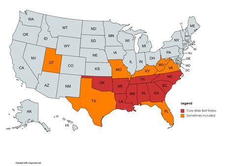 What States Make Up the Bible Belt? (A Surprising Controversy!) - What States