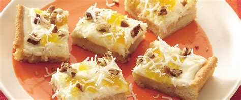 Tropical Cheesecake Bars recipe from Betty Crocker