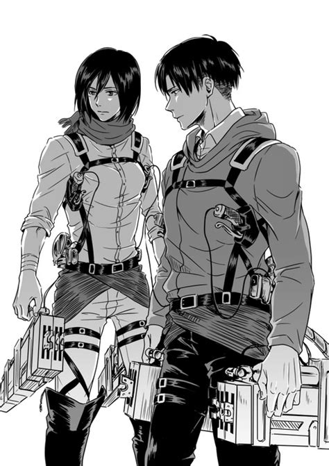 Levi and Mikasa - Anime Fan Art (36816735) - Fanpop