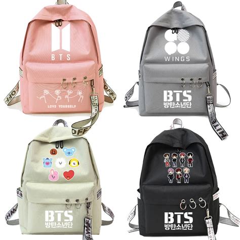 BTS Merch Shop | BTS LOVE YOURSELF Backpack With Silk Ribbon | BTS Merchandise