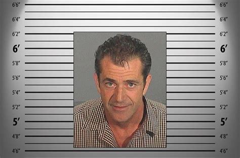 Mel Gibson Arrest Record, Mel Gibson Mugshot