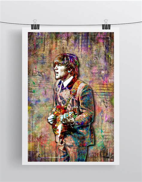 John Lennon Poster John Lennon Art John Lennon Tribute - Etsy