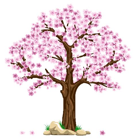Cherry Blossom Tree, Blossom Trees, Cherry Tree, Cute Canvas, Canvas Art, Tree Clipart, Sakura ...