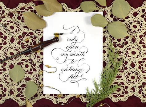 Simple Calligraphy Flourishing Tutorial – The Postman's Knock