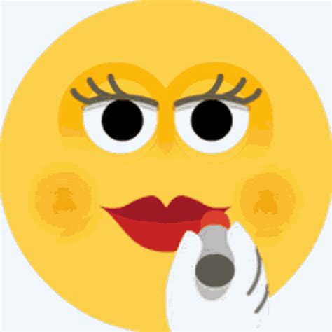 Makeup Kissy GIF - Makeup Kissy Skype Emoji - Discover & Share GIFs