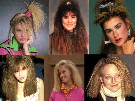 1980s Fashion Women Hair