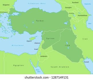 Middle East Orient Map German Inscription Stock Vector (Royalty Free) 1287149131 | Shutterstock