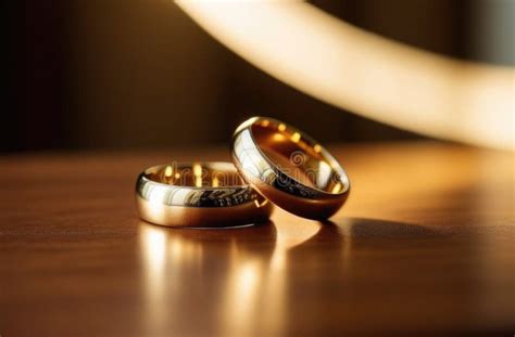 Luxury Wedding Concept and Wedding Accessories.Two Wedding Rings ...