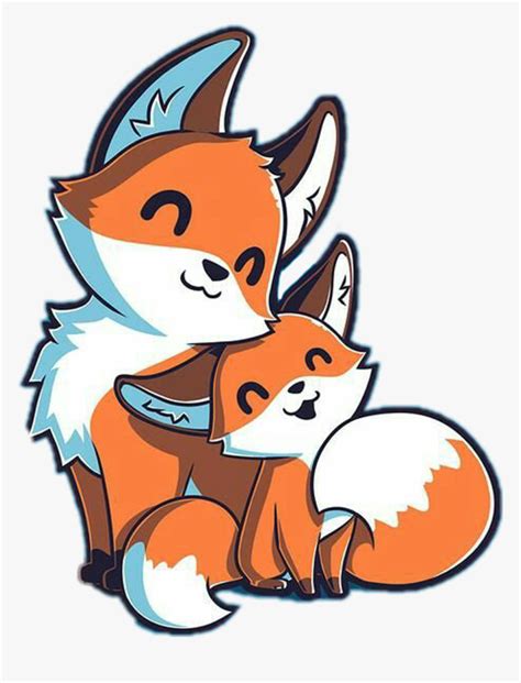 Kawaii Cute Fox Drawings Clipart , Png Download - Kawaii Cute Anime Fox, Transparent Png ...