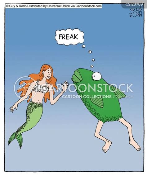 Mermaids Cartoons and Comics - funny pictures from CartoonStock