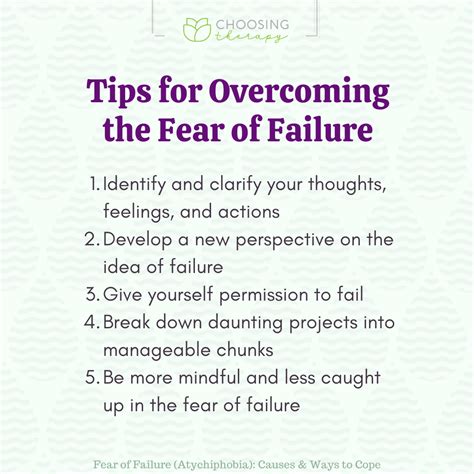 Fear of Failure: Causes & 10 Ways to Cope With Atychiphobia