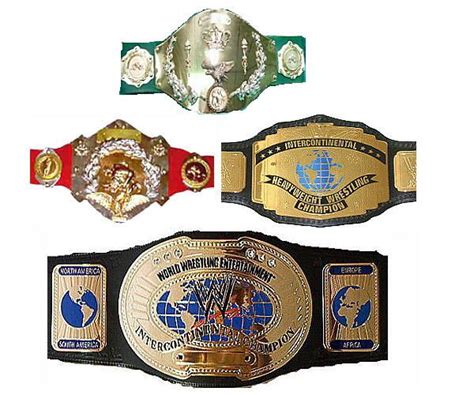 WWF/E Intercontinental Title Belts | Wwe champions, Pro wrestling, Wwf