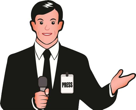 Reporter PNG transparent image download, size: 544x439px