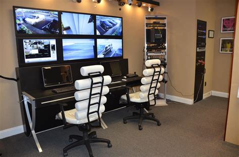 This is how i want the camera room to be like.... 6-10 monitors displaying cameras active and ...