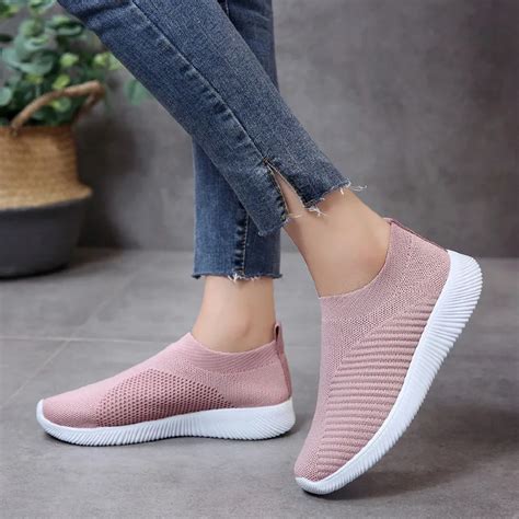 Summer women shoes 2019 new breathable mesh mesh casual walking shoes ...