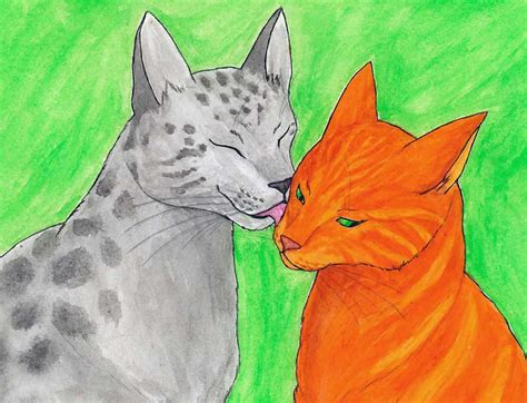 Ashfur and Squirrelflight by Vialir on DeviantArt