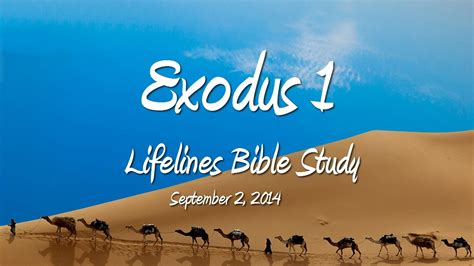 Exodus 1 Bible Study - YouTube