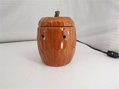 Scentsy Pumpkin Warmer Autumn Fall Halloween 2010 Retired #Scentsy # ...