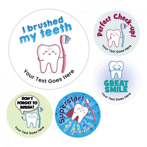 Dentist Assorted Reward Stickers