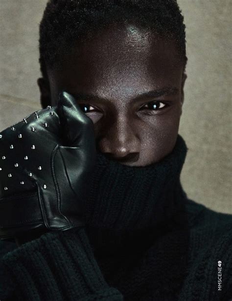 Fallou Gueye in LES HOMMES for MMSCENE Magazine