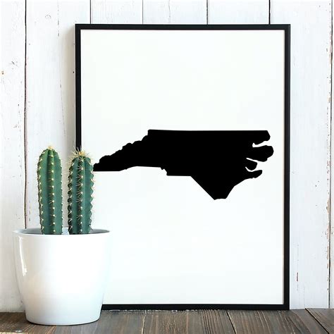 North Carolina Outline SVG Files North Carolina Silhouette SVG Files ...