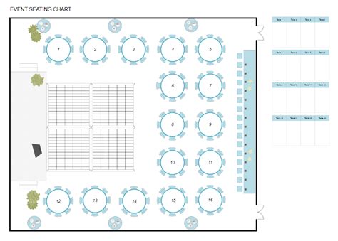 Seating Chart Maker - Create Wedding Seating Charts and Other Event Plans