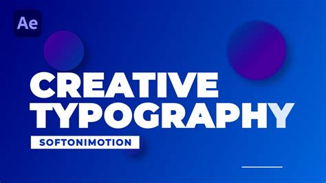 Typography Text Animation in After Effects Tutorial Walkthrough - YouTube