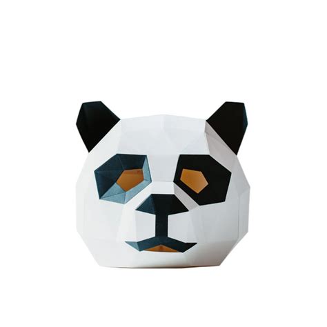 Cardboard Panda Mask – Uxuan Sports