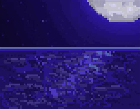 Moon animated original by idk pixel art