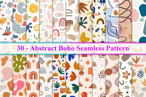 Abstract Boho Seamless Pattern | Graphic Patterns ~ Creative Market