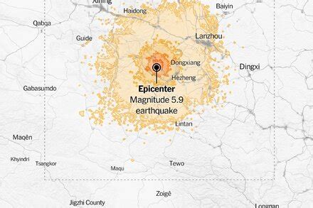 Map: 5.9-Magnitude Earthquake Strikes Northwestern China - The News World