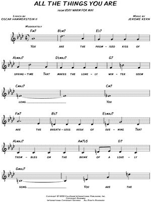 Joe all the things sheet music - bugnimfa