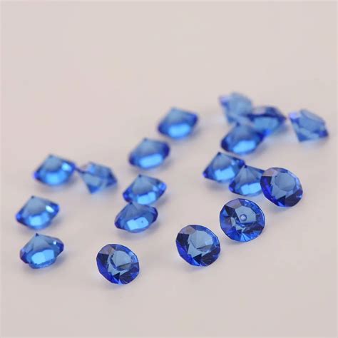 10000 Lot 4.5mm Royal Blue Acrylic Diamond Wedding DecorationTable Scatter Crystals Confetti ...